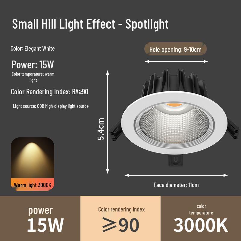 Ultra-Heller Einbaudeckenstrahler für Zuhause, Einkaufszentrum oder Bekleidungsgeschäft