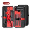 Kit de Manucure 10/15/25 Pièces Kit Complet Fonctionnalités Set Professionnel Acier Inoxydable Set de Pédicure Coupe-ongles Avec Étui Portable Idée Cadeau