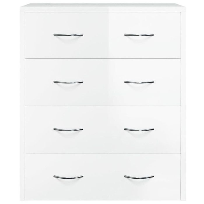 VidaXL Buffet with 4 Drawers Side Cabinet Storage Furniture Home Organizer Living Room Interior 342579