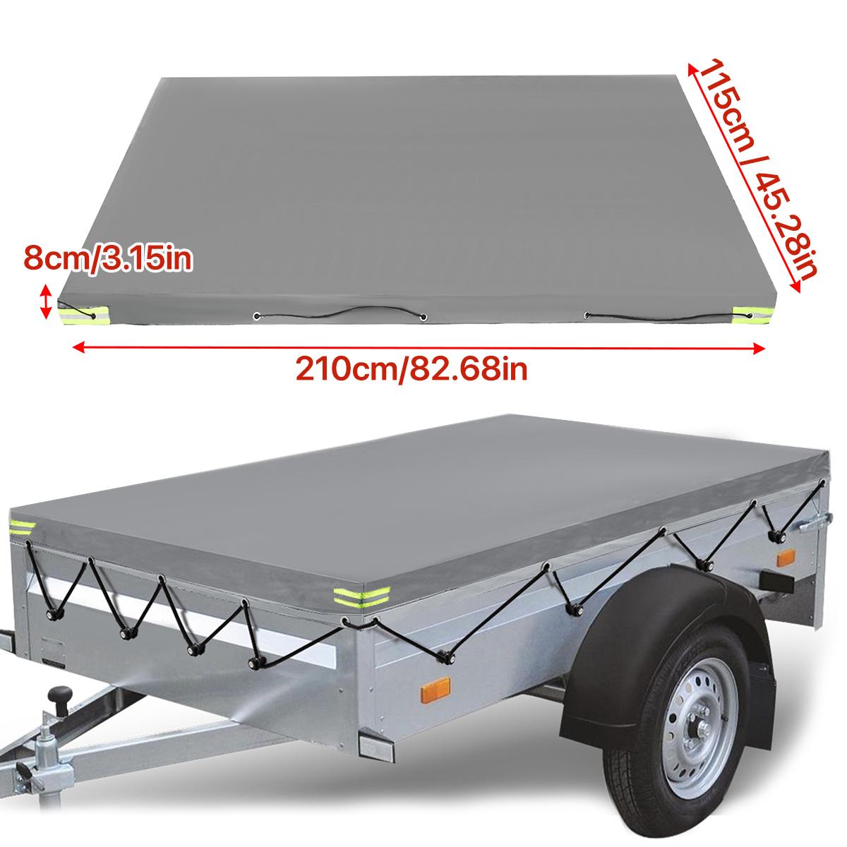 600D 150-260cm Camper Van Trailer Cover Canopy Roof Tent Dust-proof Waterproof Protection Travel Camping Canopy Universal