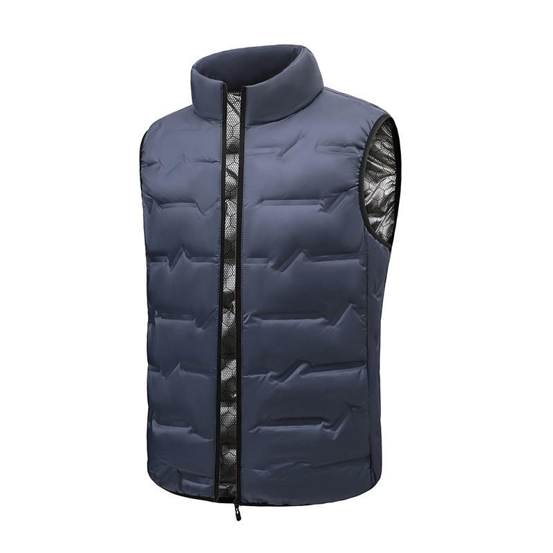 Gilet invernale caldo unisex con isolamento in grafene, giacca leggera imbottita senza maniche per sport all'aperto