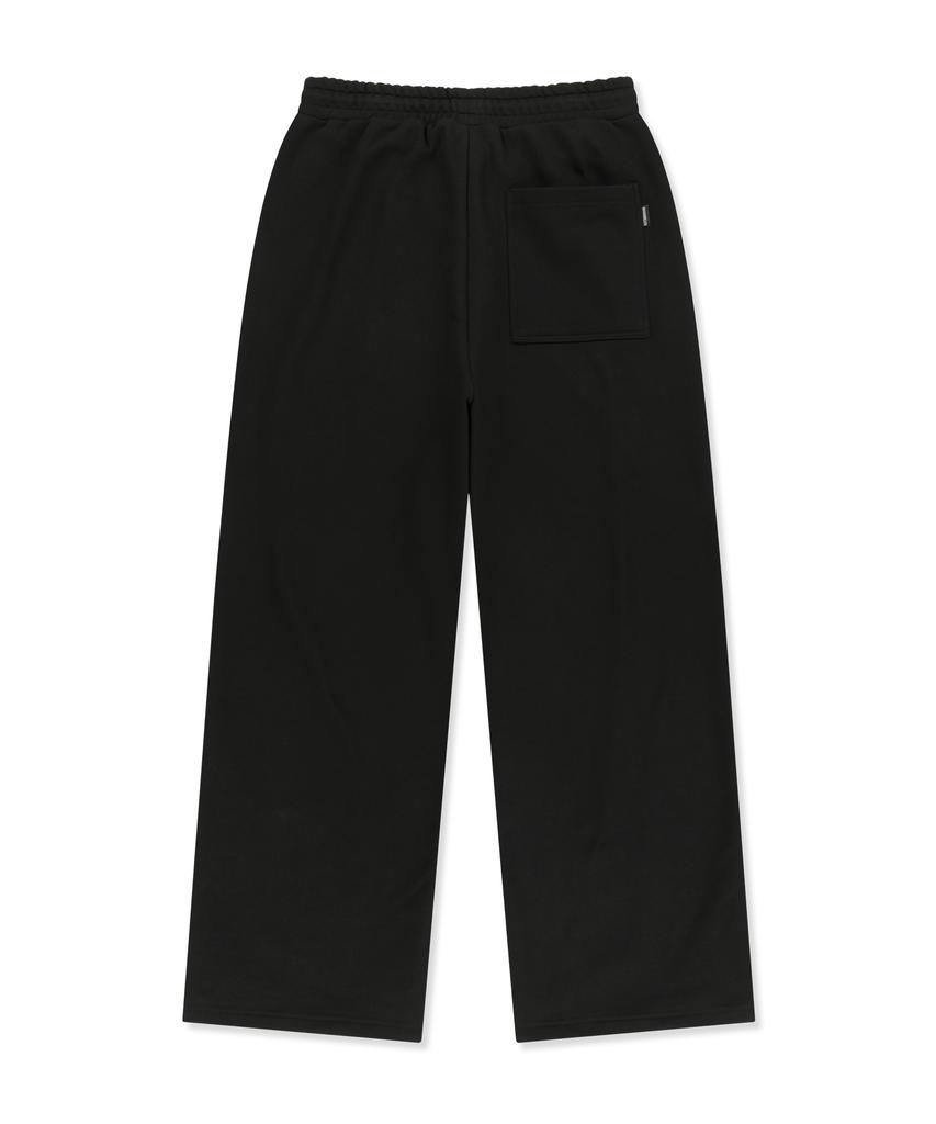 BROWNBREATH Og Tag Wide Sweat Pants - Black