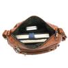 Soft Leather Multi Compartment Single Shoulder Crossbody Bag