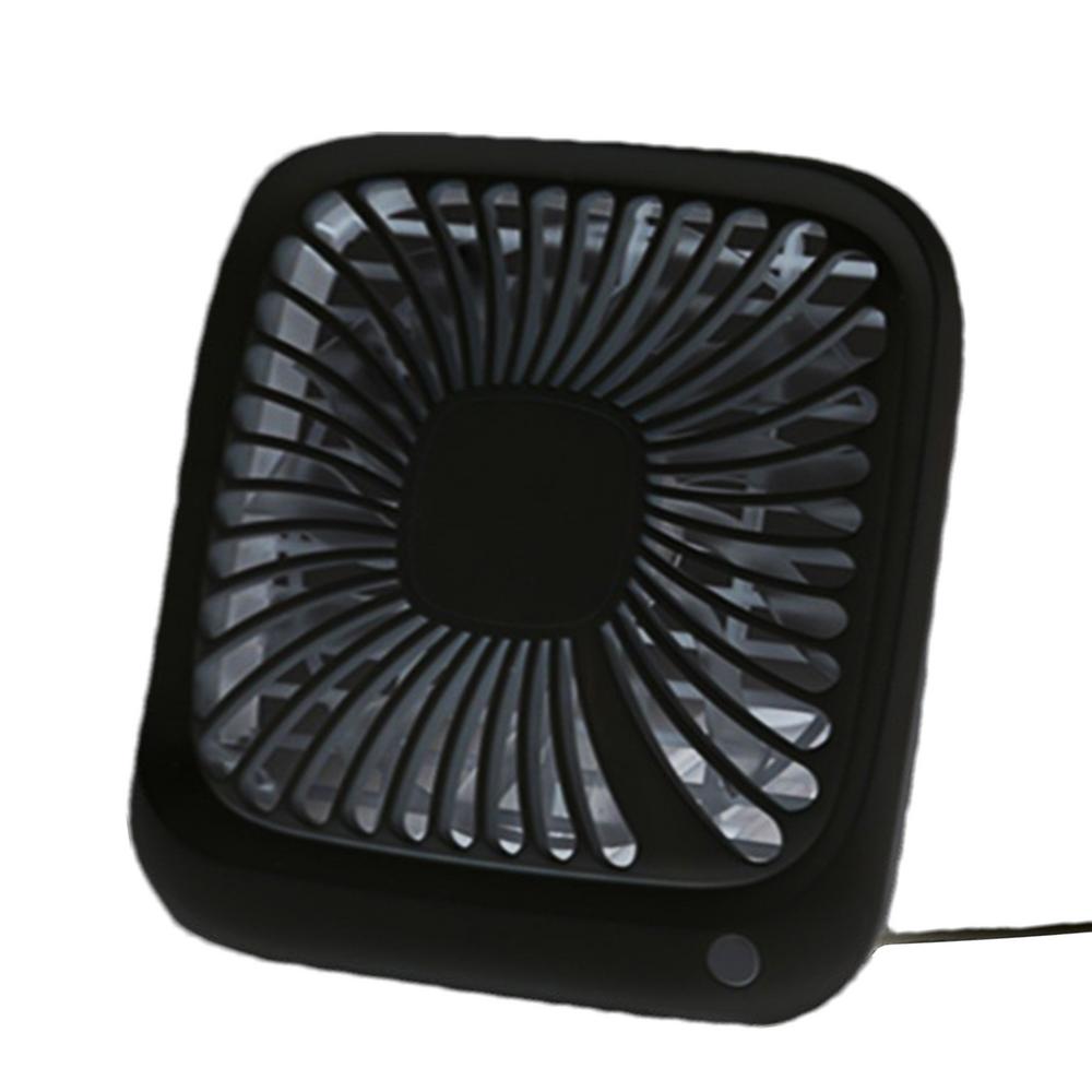 

USB Fan For Car Desk Fan Car Fan Portable Fan Cooling Air Fan Headrest Carseat Fan Personal Fan Backseat Car Fans With 3 Speeds чёрный