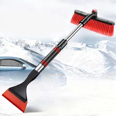 Car Snow Scraper Extendable Heavy Duty Ergonomic Winter Windshield Ice Removal Tool For Vehicle Truck SUV Window Frost Winter