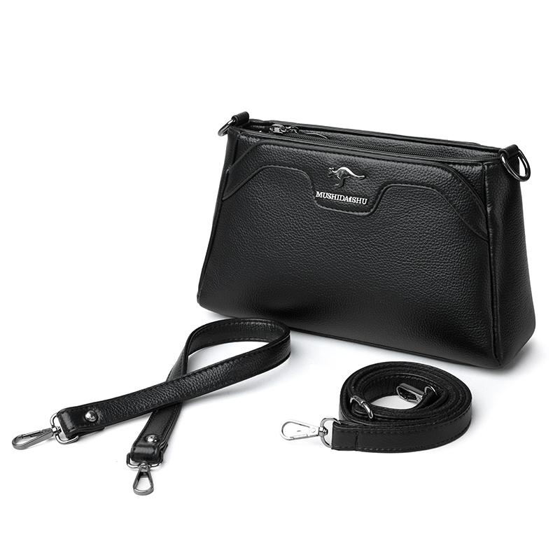 PU Middle-aged Mother Bag Women's Shoulder Crossbody Small Square Bag