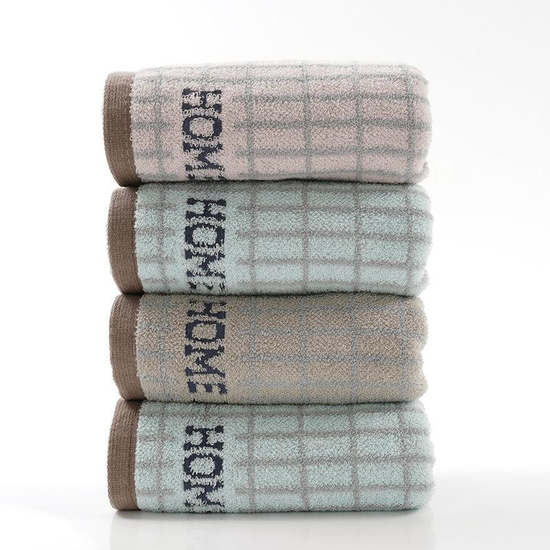 Striped Monogrammed Cotton Towel Pony Pattern Cartoon Absorbent Color Woven Bathroom Towel