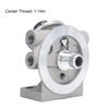 Oil Filter Base Hand Priming Pump Fuel Filter Mounting Base M16X1.5MM 1‑14" Spin On Mount