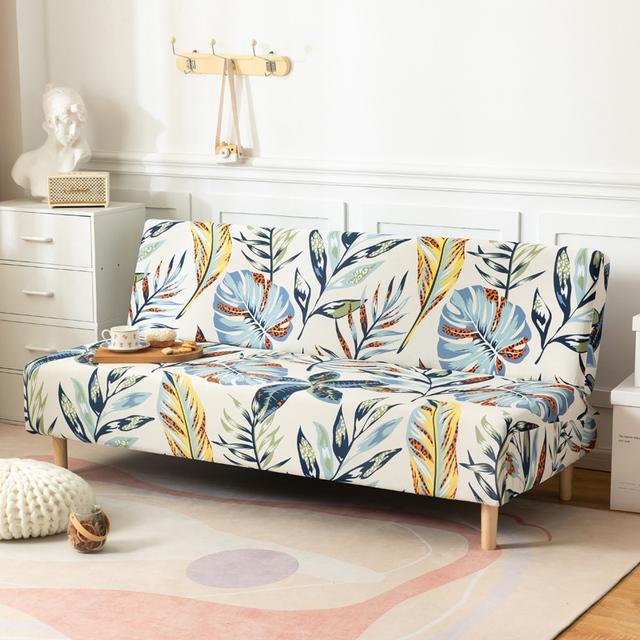 Folding Sofa Bed Cover Spandex Stretch Sofa Covers Elastic Double Seat Cover Slipcovers For Living Room Furniture Protector