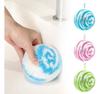 Cleaning Ball for Quick Cleaning Kitchen Stains Stripes Balls with Hanging Rope Household Cleaning Tools Reusable Scrubber