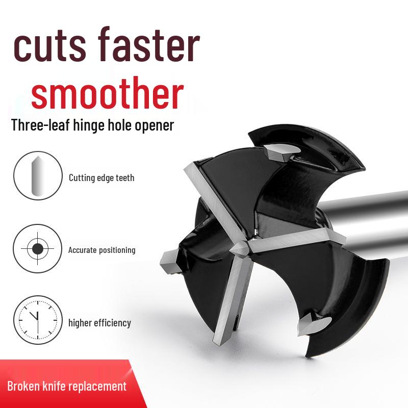 35mm Woodworking Drill Bit for Hinge Positioning on Cabinet Doors and Wardrobes