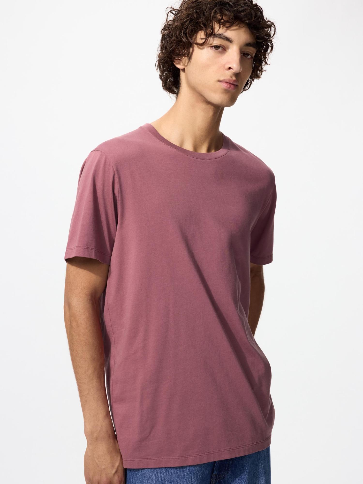 

Uniqlo Supima CoTTon T 18 WINE/MEN XS