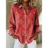 Women's Shirt Blouse Paisley Elegant Stylish Modern Long Sleeve Shirt Collar Regular Tops Work Print Summer Spring Fall Winter