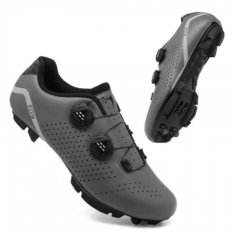 XT6070 Mens Cycling Shoes Mountain Bike Road SPD Clipless Hard Sole Breathable Anti-Slip Shock Absorption