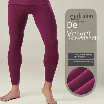 Men's Thickened German Velvet Warm Pants - Skin-Friendly, High Elastic, Large Size, Autumn/Winter Leggings