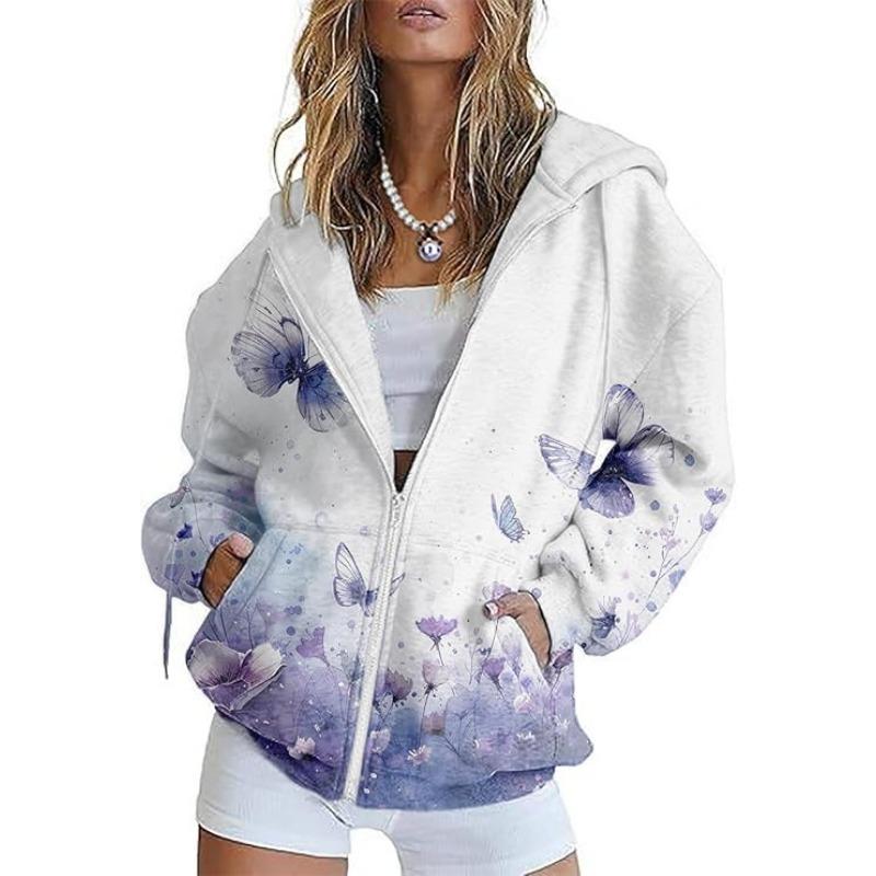 2025 Upgrade Fashion with Our 3D Digital Printed Women's Zip Up Hoodie In  Winter Clothes Women  K Pop Clothes Sweatshirt