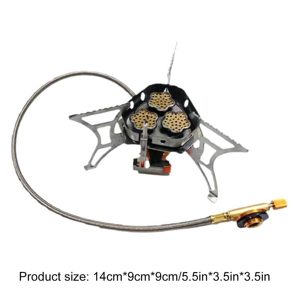 Camping Gas Stove Windproof Portable Gas Stove With Storage Bag Camping Stove For Outdoor Camping Hiking Travelling