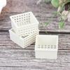 3Pcs 1/12 Dollhouse Miniature Plastic Frame Hand-Woven Storage Basket Decoration