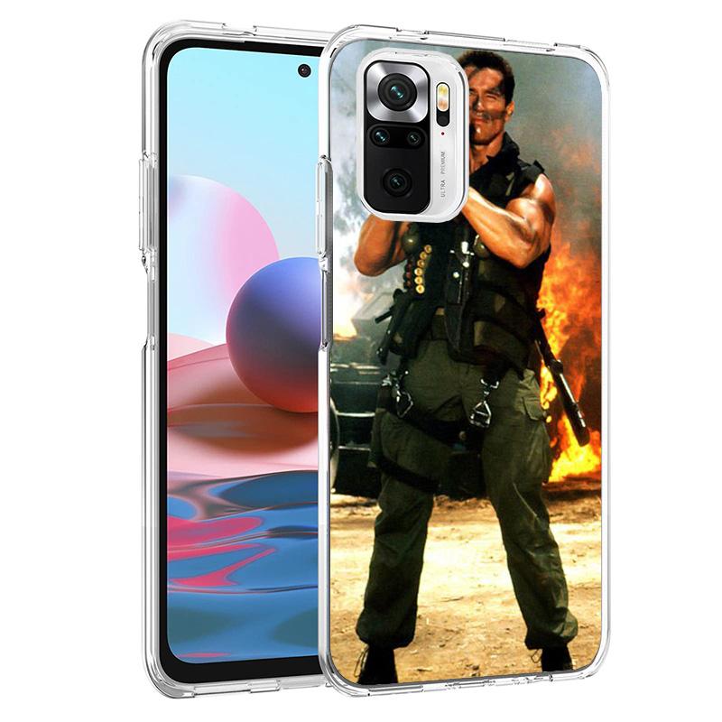 Arnold Schwarzenegger Terminator Phnoe Case for Xiaomi Redmi 12 12C 10 10A 10C 10X 9 9A 9C 9T 8 8A 7 7A 6 6A S2 K20 Pro K40 Uniq