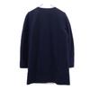 LACOSTE wool blend No color coat 38 Navy blue Women Used