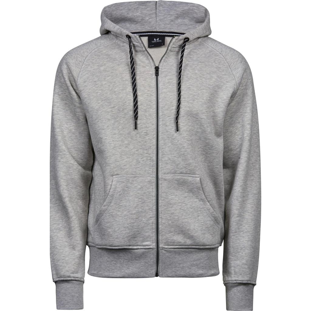 Tee Jays Mens Full Zip Hooded Sweatshirt