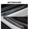 Carbon Fiber For F20 Series 1 Door Sills Anti-Scuff Stickers Threshold Trim Strip Welcome Pedal Car Interior Accessories GNTYA1