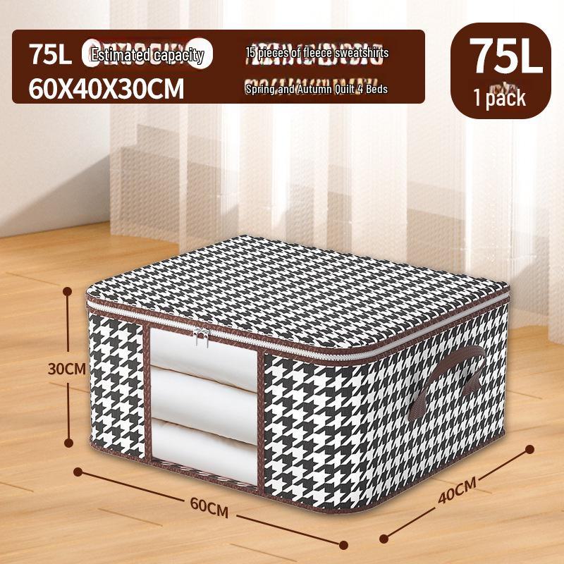 

Клетчатый пылезащитный стеганый мешок для хранения одеял и одежды