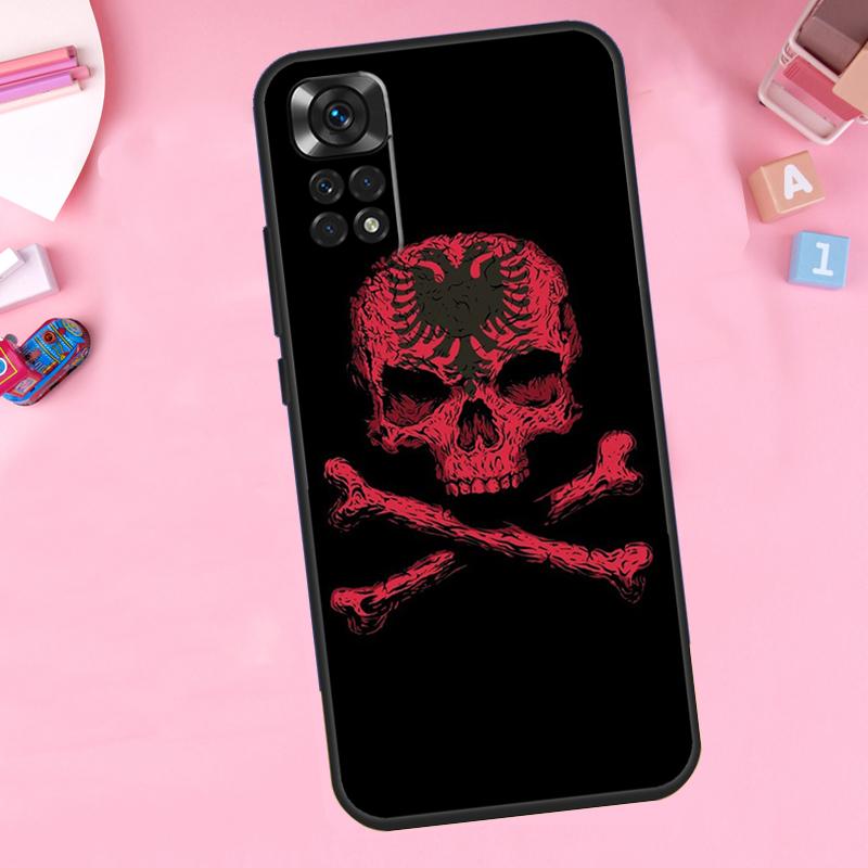 

Albania flag For Xiaomi Redmi Note 14 10 11 12 13 15 Pro Plus Phone Case For Redmi 15 15C 14C 12C 10C 13C Redmi 13C