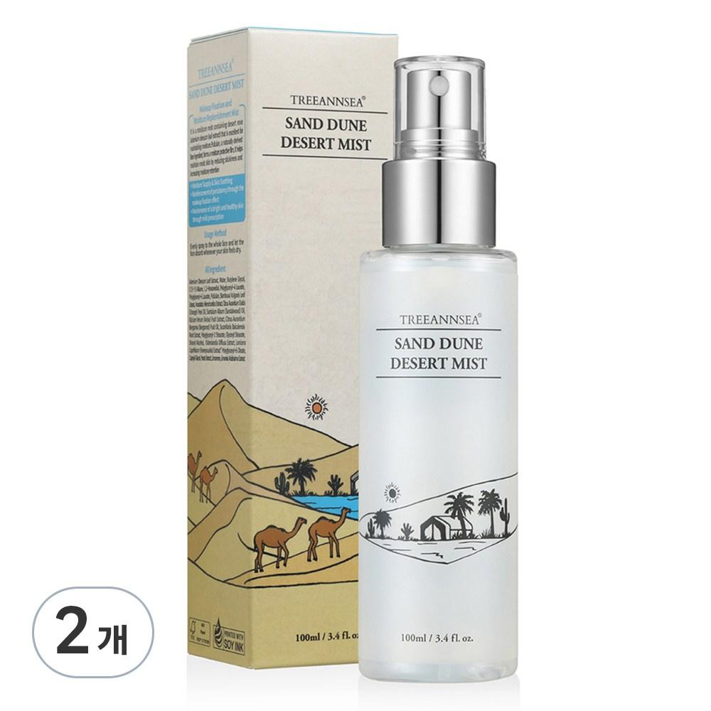 TreeannSable Dune Rose du Désert Brume, 100ml, 2 unités