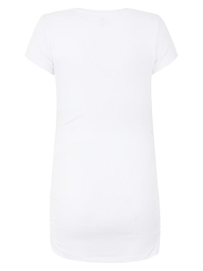Damski T-Shirt Ciążowy Biały Bellybutton Maternity