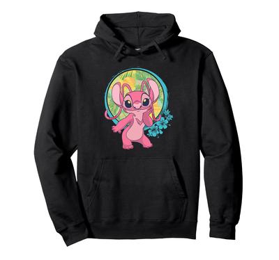 Disney Lilo & Stitch Angel Tropischer Hawaii Strand Stil Hoodie