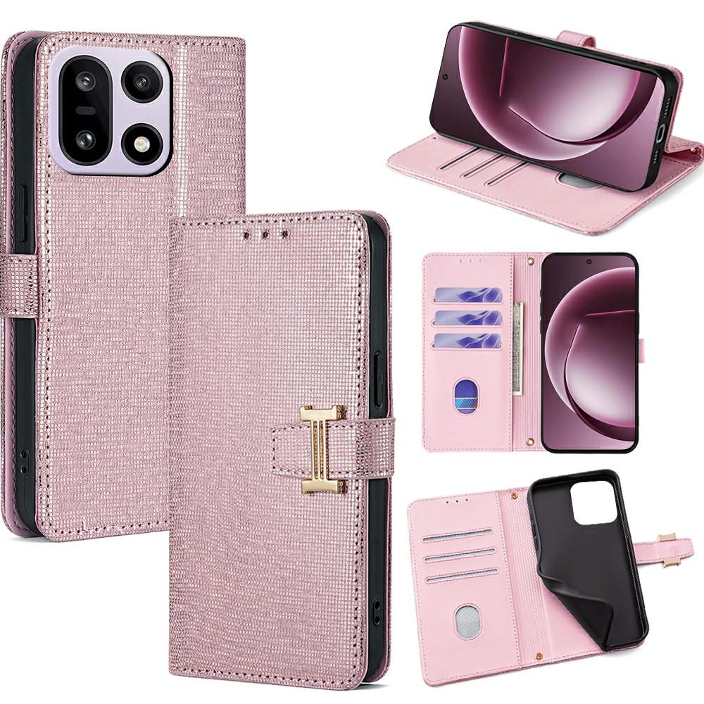 For OnePlus 15 5G Case Metal I-Buckle PU Leather Wallet Phone Cover