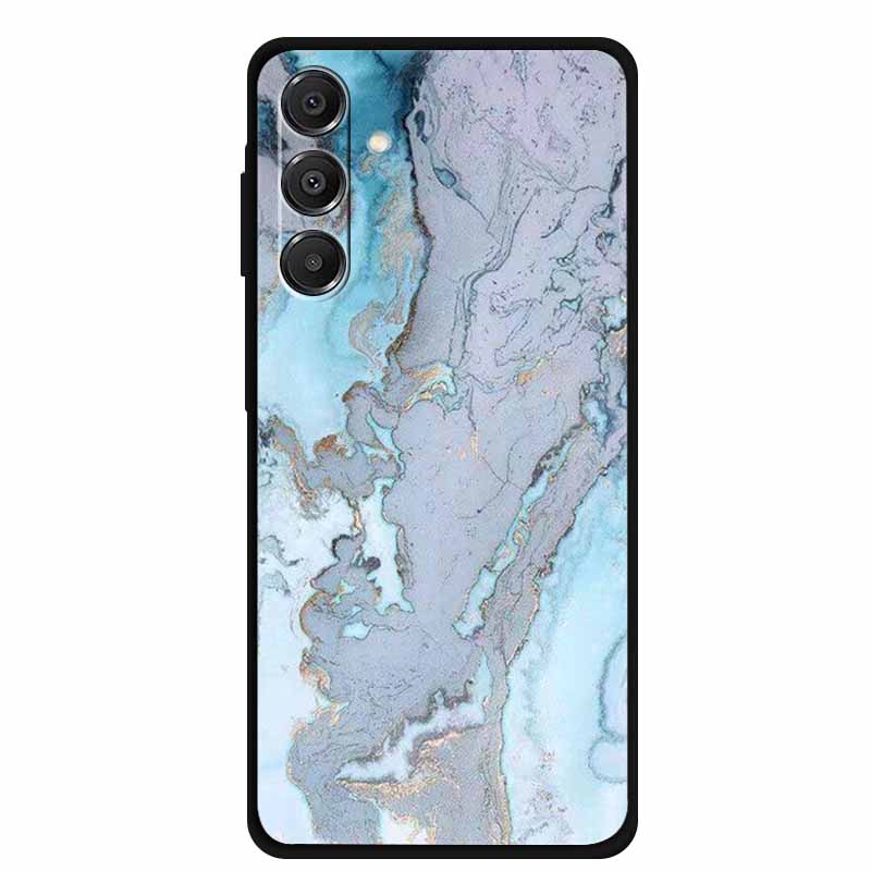 For Samsung Galaxy A14 A15 A16 5G Case Marble Soft TPU Phone Back Cover For Samsung A14 A15 4G Shockproof Silicone Painted Coque