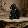 Car Dashboard Accessories 3D Printed Dragon Statue, Winged Figurine, Mythical Creature Gifts for Lovers Sculpture, Home Office Desk Decor, Gift