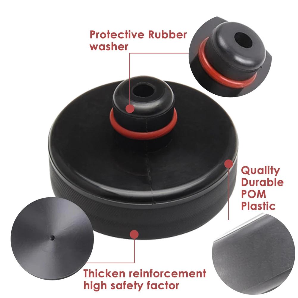 1/4Pcs Car Rubber Jack Pad Adapter for Tesla Model Y/3 – Chassis Stand Pucks with Storage Bag (Car Accessory)