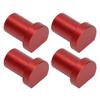 4PCS Woodworking Desktop Limit Blocks Multifunctional Workbench Peg Brake Stops 20mm Diameter Red