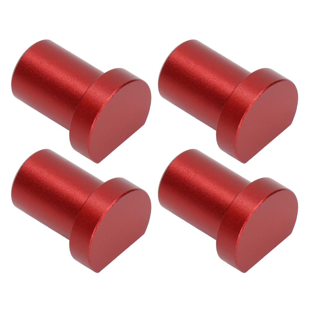 4PCS Woodworking Desktop Limit Blocks Multifunctional Workbench Peg Brake Stops 20mm Diameter Red