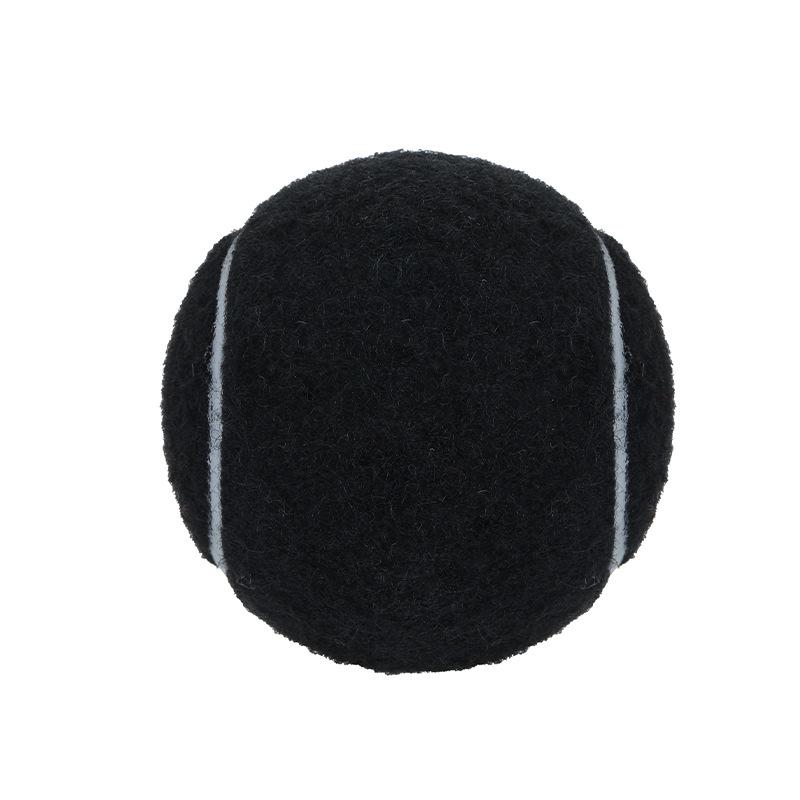 3 Pack Dog Toy Balls In Black for and Play