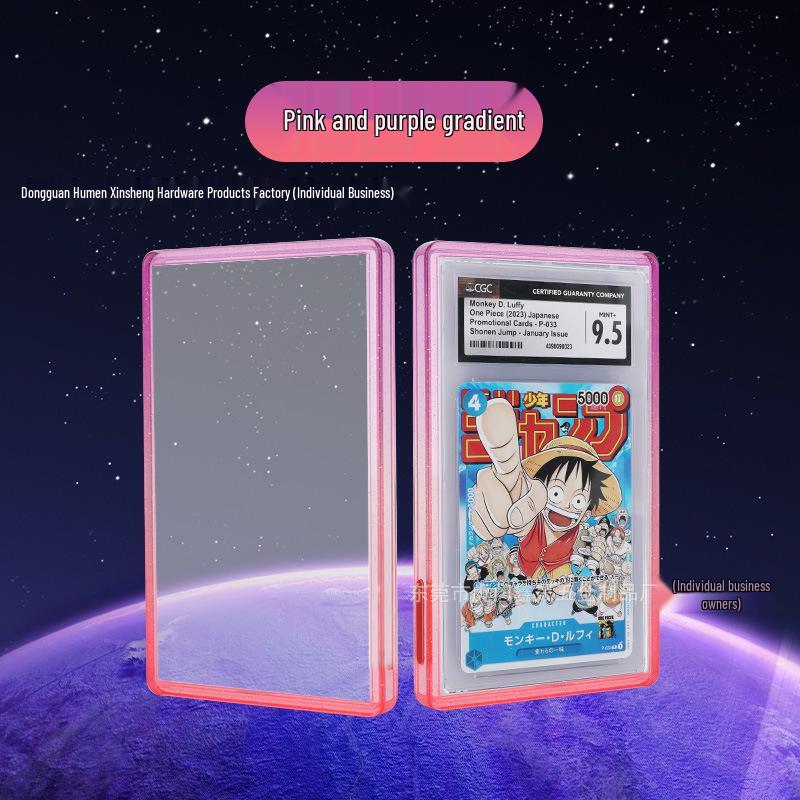 TPU Silicone Protective Case for PSA Graded Pokémon Star Collector Cards with Backplate