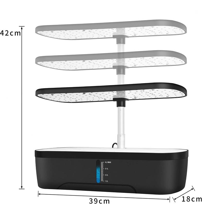 Intelligent Hydroponic Growing System Indoor Planting Machine Garden Plant Vegetable Planter Pot Automatic Timer Led Growth Lamp