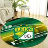 Personalized Leon logo Round Chair Office Rug - Perfect for Mat, Office Chair & More - Ideal Gift for Birthdays and Holidays