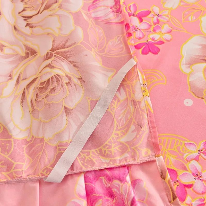 3PC Bedding Set (1xsheet+2xpillowcase)Bed Sheet Ruffled Bed Skirt Fitted Double Bedspread Mattress Cover Bedding Bedsheet Bedspread with Pillowcases