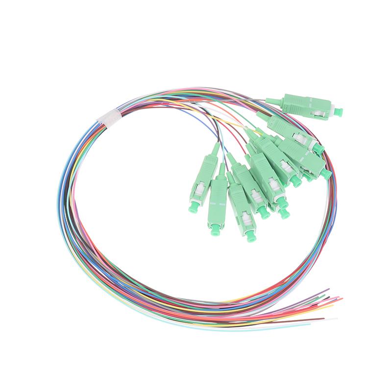 Sc Upc/Apc 12 Bundles Fiber Jumper Connector Sc Square Head Pigtail Fiber Jumper, Pc Monitor Lead Cable Cord, High Speed Data