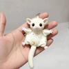 1cps Cute Sugar Glider Plush Toy Adorable Flying Lemur Stuffed Animal for Kids Gift and Home Decoration