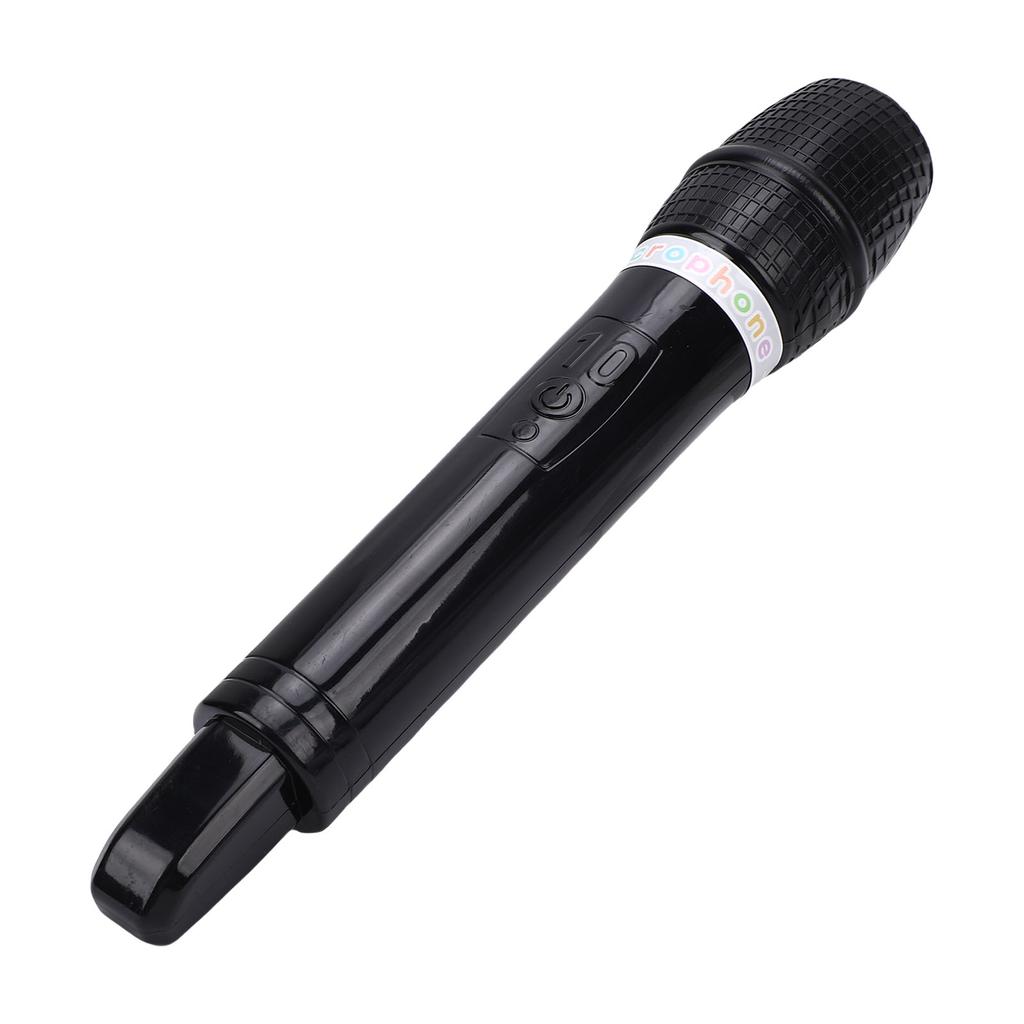 Microphone Toy Plastic Pretend Microphone Prop Simulate Speech Practice Mic for Cosplay Birthday Party Favors Costume