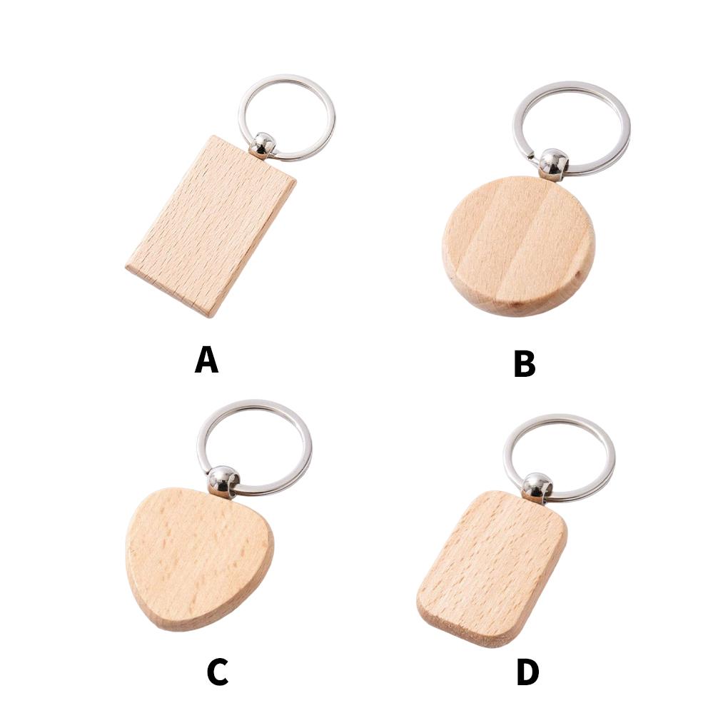 Holz DIY Schlüsselanhänger Tragbar Mann Hängend Bemalbar Automobil Handtasche Tasche Basteln Herstellung Schlüsselanhänger Kleidung Zubehör Frau