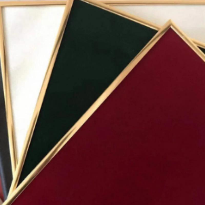 500cm/300cm/200cm/100cm*45cm Multi Colors Self Adhesive Flocking Fabric Sticky Velvet Cloth for Jewellry Box Car Decor 1.2MM