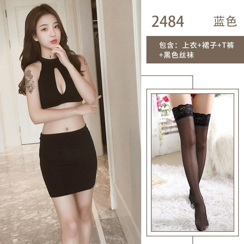 Pure Erotic Lingerie Uniform Sexy Professional Ladies Secretary Clothing Perspective Corset Hips Cosplay