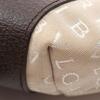 Used BVLGARI Logo Mania Tote Bag Canvas Leather Beige Brown Used Women