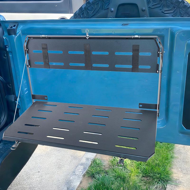 Ford Bronco (2021-2024) Trunk Tailgate Folding Storage Rack & Small Workbench Table